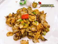 烤蒜炒海螺-皇朝海鲜酒店