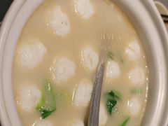 芥兰手打鱼丸汤-楚山晓·楚湘菜(江夏永旺店)