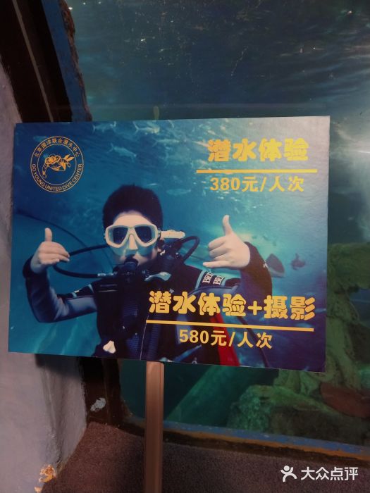 太平洋海底世界价目表图片