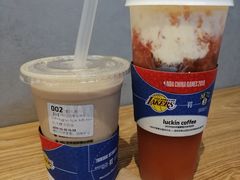 大红袍寒天牛乳茶-瑞幸咖啡(118广场店)
