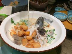 现磨豆浆捞鲈鱼-70后饭吧(府河街店)