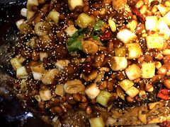 宫保鸡丁烤鱼（清江鱼/斤）-锦尚阁烤鱼(望京新荟城店)