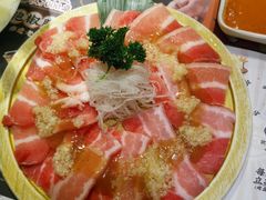 蒜味五花肉-猫爪爪原切自助烤肉(观音桥阳光世纪店)