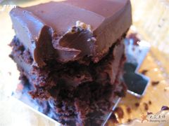 好厚的一层巧克力啊-榖屋house of flour(张江首店)