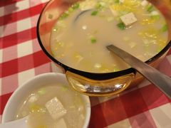 鸡汤小白菜煮榆林豆腐-西贝(金桥店)