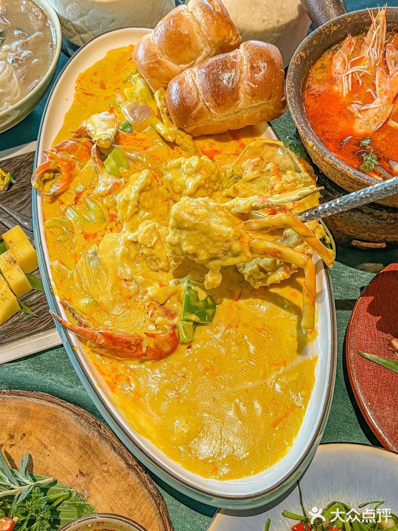 一直都对这道菜情有独钟，里面有20多种泰国当地的调料