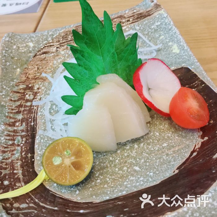 北海道贝柱刺身