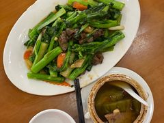 菜心炒鸽杂-煲煲掂风味煲仔饭餐厅(西区店)