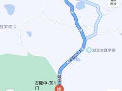 游客中心到景区的导航-古隆中景区