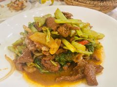 沙茶牛肉炒面-光头匠