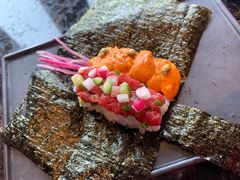 海胆生牛肉手卷-老乾杯和牛烧肉(王府中环店)