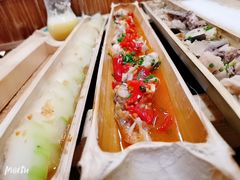 竹筒剁椒蒸鱼头-胡须哥网红竹筒菜