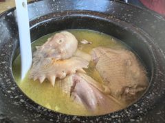 崂山泉水鸡-崂山水果园农家宴(泉水鸡店)