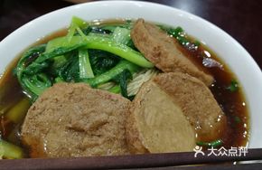 Flat Bamboo Shoot and Tofu Skin Noodles
