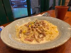 生奶油培根意大利面-玛格萝妮比萨屋(四平店)