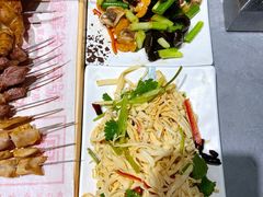 炝拌虹螺干豆腐丝-老白清真烧烤(锦州旗舰店)