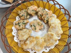 墨鱼饼拼虾饼-东坊味道私房菜·地道顺德菜(大良店)