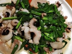 韭菜炒八爪鱼-又一福烤鸭·北京菜(东四店)