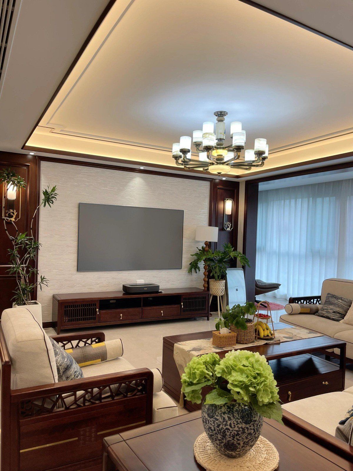 客厅大变身 中式风来袭