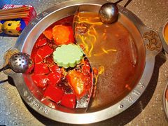 三香菌汤鸳鸯锅-大龙燚火锅(太古里店)