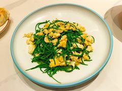 沙葱炒鸡蛋-靖远尕六美味羊羔肉