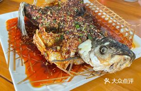 Bamboo Rack Crispy Fish