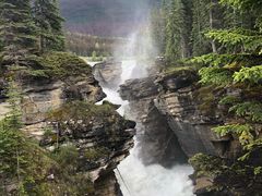 -阿萨巴斯卡瀑布观景点