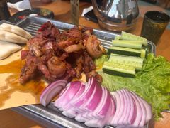 -海派美食·家宴海鲜青岛菜·石锅鲽鱼头(东方城店)