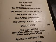菜单-Sala Thai Restaurant