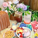 在泉州被花包围的咖啡店💐