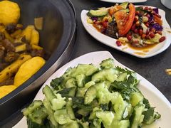 素拍黄瓜-缘福乡村铁锅炖民宿(八达岭店)