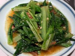 豆豉鲮鱼炒油麦菜-大榕树下顺德菜(融创茂店)