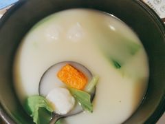 墨鱼丸红薯煮时蔬-米特.新派中国菜(锦绣江南店)