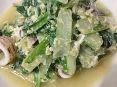 笔管鱼炒小白菜-必点海鲜·鲅鱼水饺(鞍山西道店)
