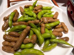 花生毛豆-真地道京味府·鲜橙烤鸭·北京菜(朝外大街东大桥店)