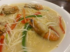 芝士大虾澳门面-澳门西南饭店·粤菜·茶市·手工点心(华海路店)