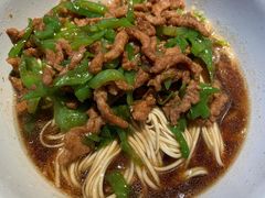 青椒肉丝盖浇面-花园茶楼(兴城西路店)