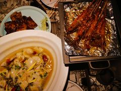 牛仔骨炒年糕-绿茶餐厅(汇悦大融城店)