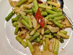 XO酱芦笋炒响螺片-山外山·林语花园餐厅