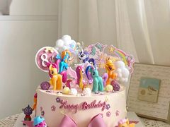 -咖咖熊蛋糕定制·英国蓝风车动物性淡奶油