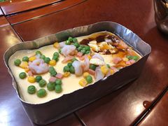 虾仁蒸水蛋-大汗行宫园林餐厅