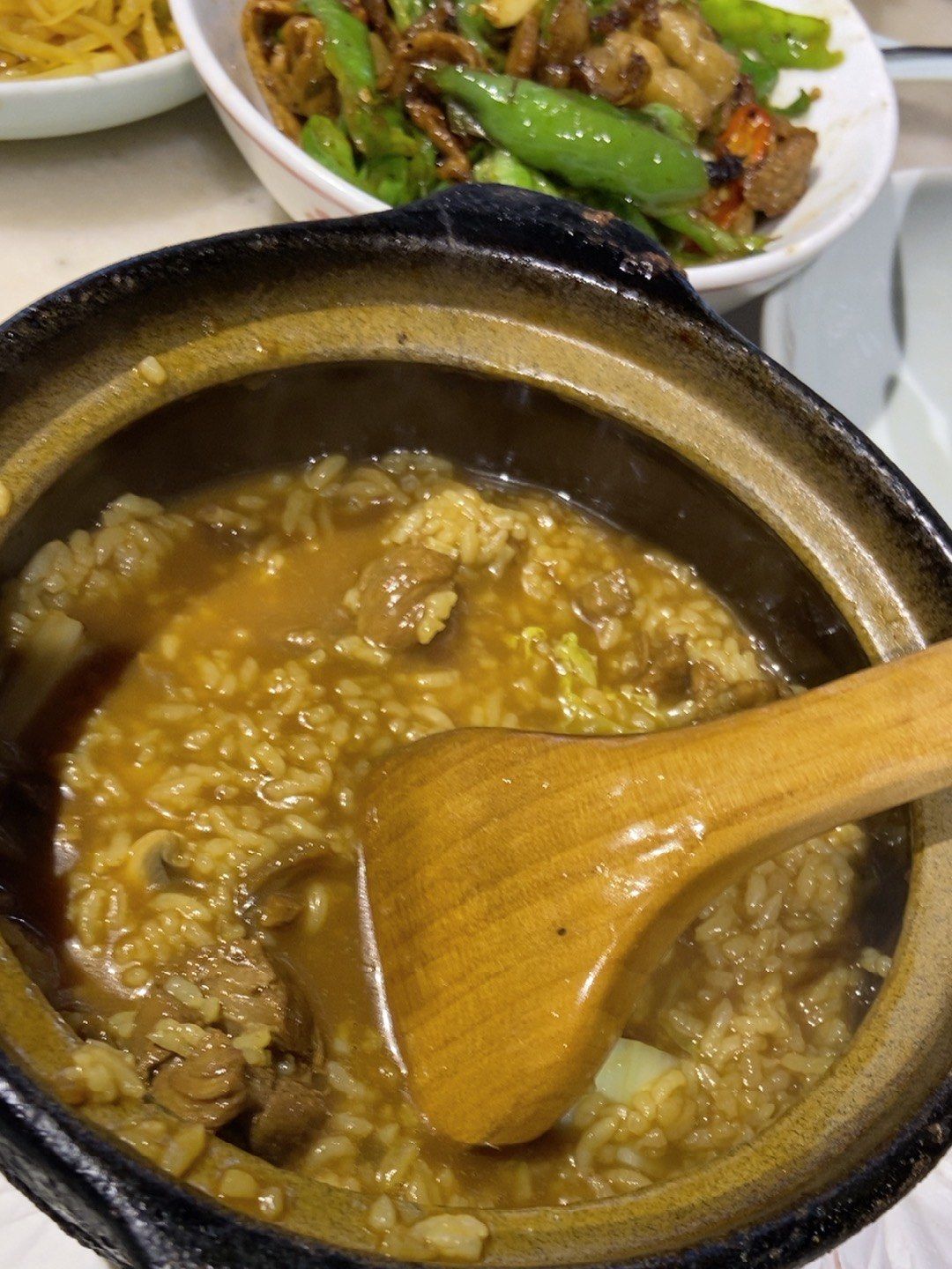 经常来小吊梨汤,梨汤,梨球虾,牛肉烩饭