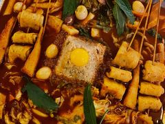 鱼饼火山炒年糕-包装马车·韩国料理·포장마차