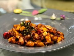 浇汁凤梨鸡肉-甜阿姨·天台花园私房菜(万松园店)