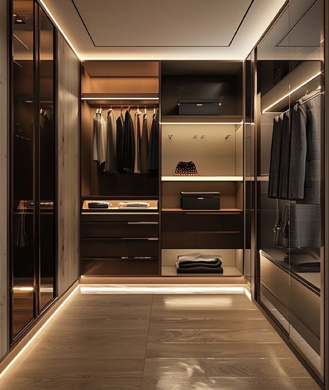 喜欢这个衣帽间