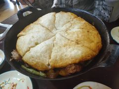铁锅排骨烀饼-东北铁锅烀饼