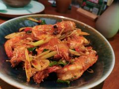 普洱茶香酥虾-云海肴·汽锅鸡·云南菜(苏州中心店)