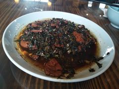 咸菜炒猪肝-双塔老饭店
