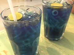 -蝶豆花蓝面条