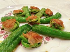 煎酿豆角拼辣椒-寻味顺德·南记酒家·传统顺德菜·鱼生(广源路店)